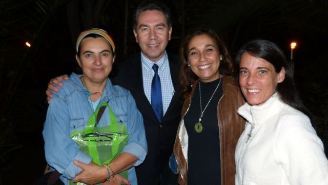 Raquel Yamal, Leonardo Pérez, Loreto Lucar y Francisca Ovalle