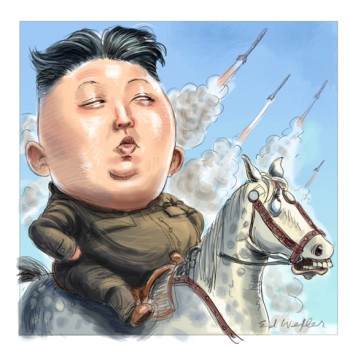 Kim Jong-Un por Ed Wexler