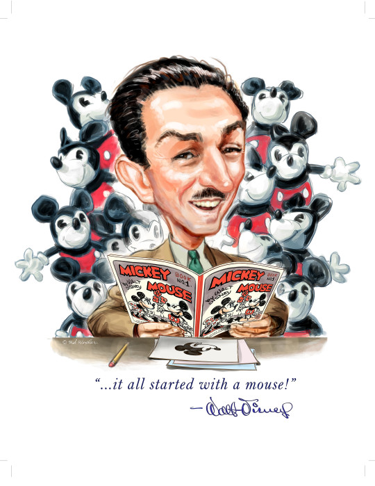 Walt Disney por Ed Wexler