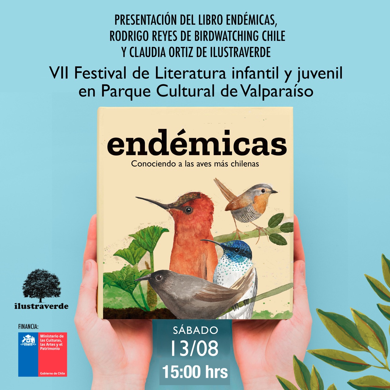 “Endémicas, conociendo a las aves más chilenas” Claudia Ortiz y Rodrigo Reyes