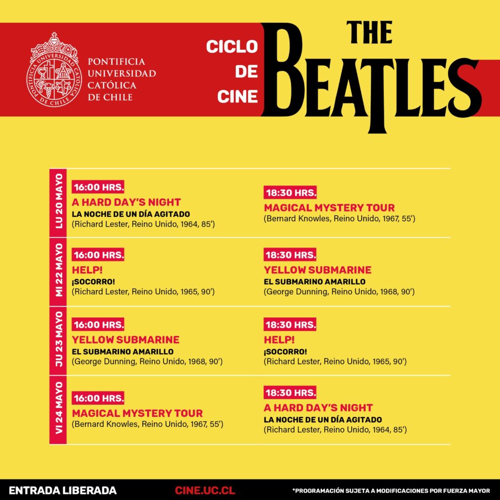 Ciclo Cine Beatles